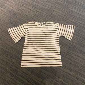 NWT J. Crew Ruffle sleeve tee